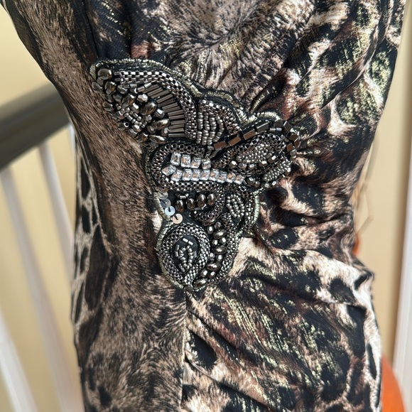 Janine of London NWT  designer and couture fashion leopard print  made in USA - Picture 4 of 13